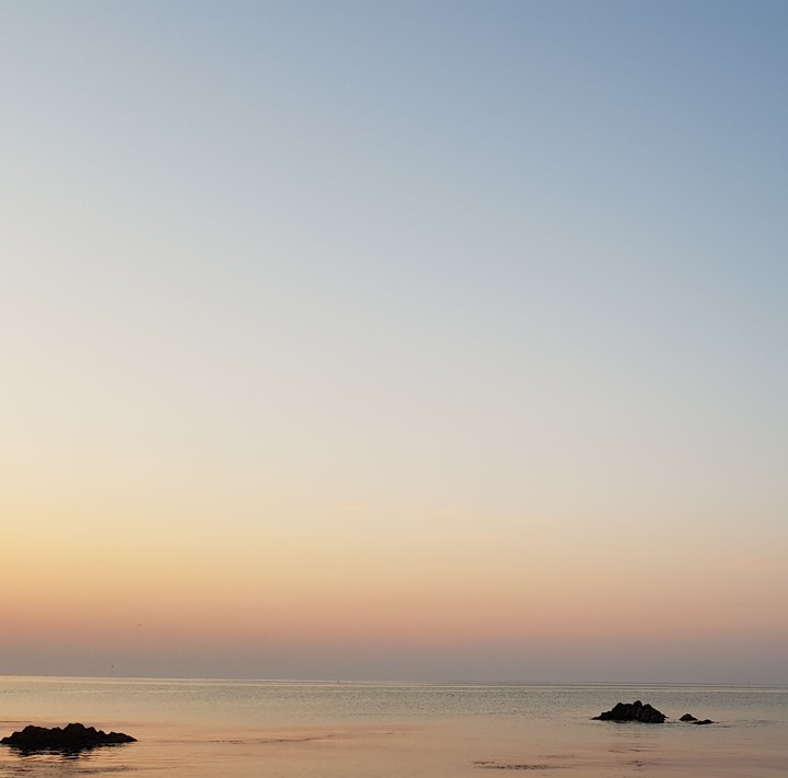 정동진저녁바다