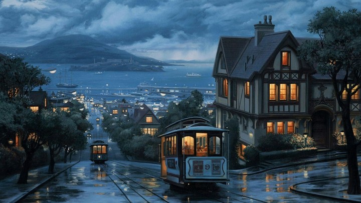 Photo is Night Blue