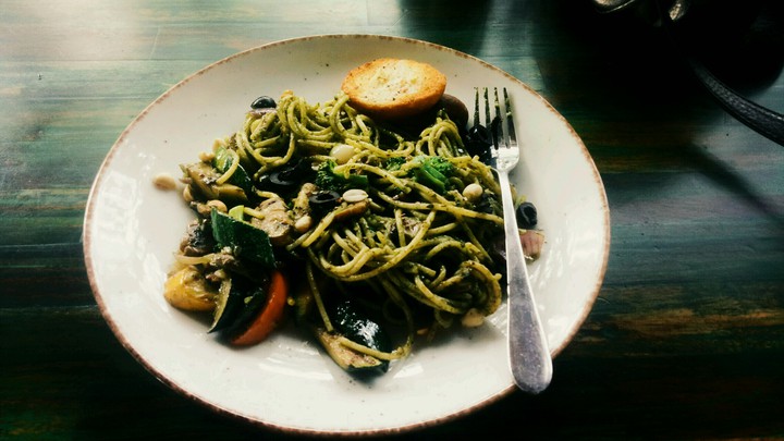 Pesto Parmesan Spaghetti ?