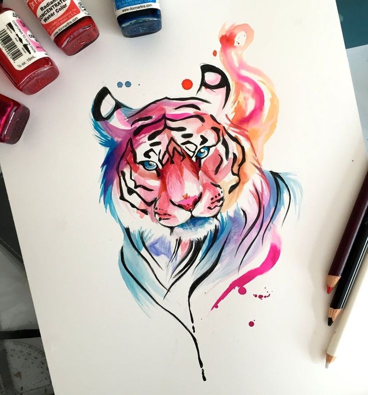 Water eye of tiger