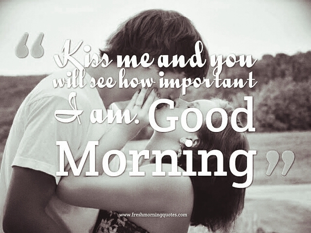 good morning