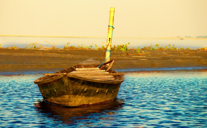 Lonliness in the busy river
