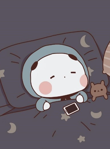 sleeping panda