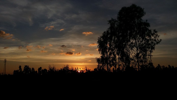 Evening in up