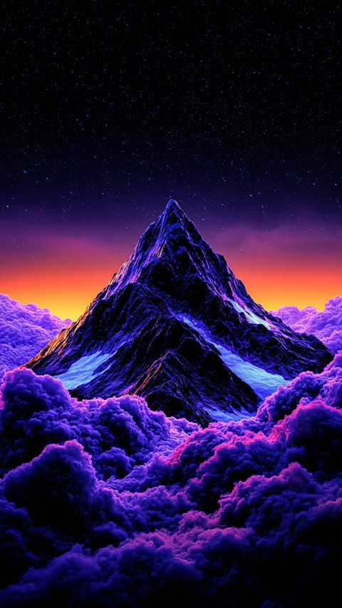 summit, night वॉलपेपर
