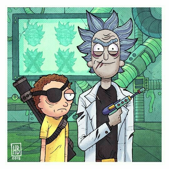 Evil Morty Evil Rick