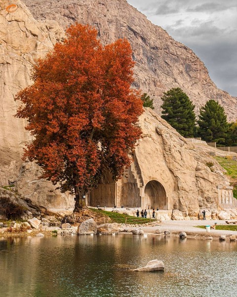 taghe bostan kermanshah iran