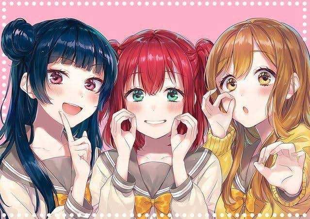 Anime girls friends