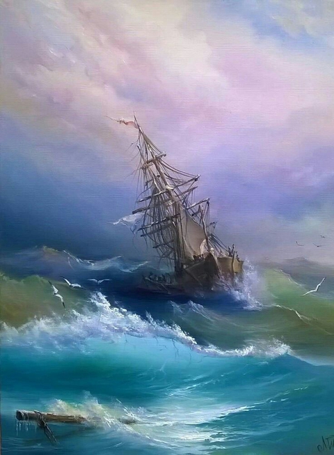 ocean, waves वॉलपेपर