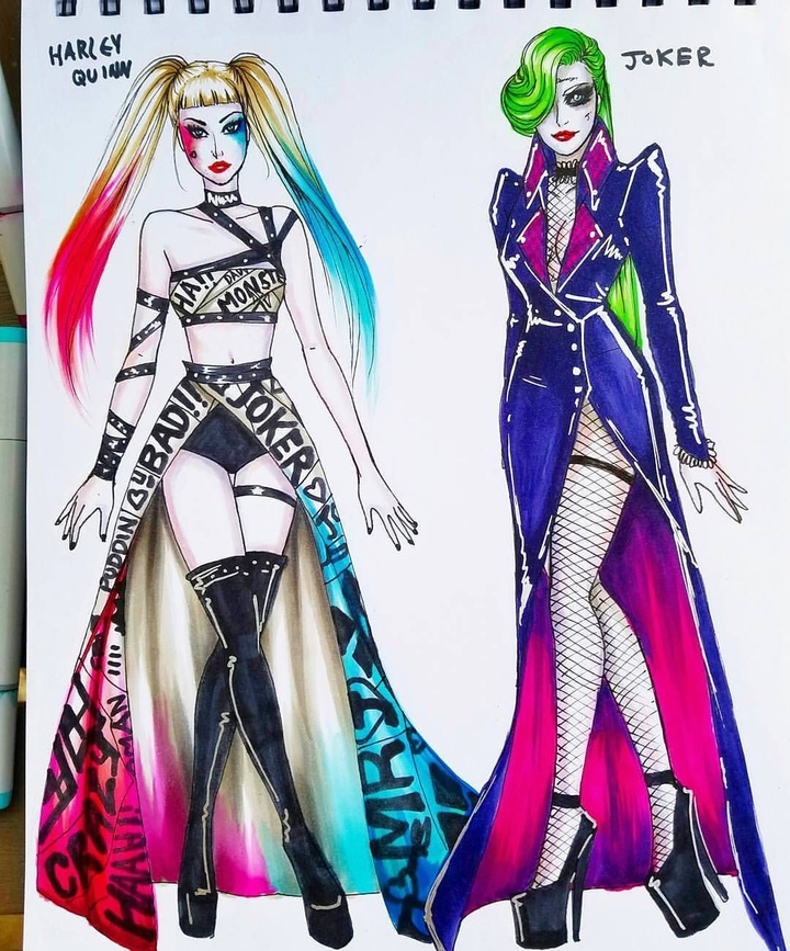 Harley Quinn and Joker