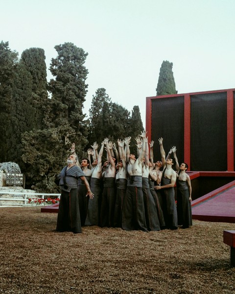 rappresentazione de "l'Alcesti", teatro greco ti Siracusa