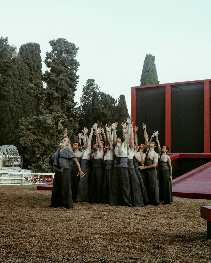 rappresentazione de "l'Alcesti", teatro greco ti Siracusa