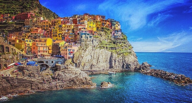 Colorful buildings