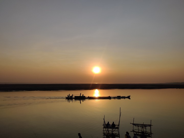 again sunset