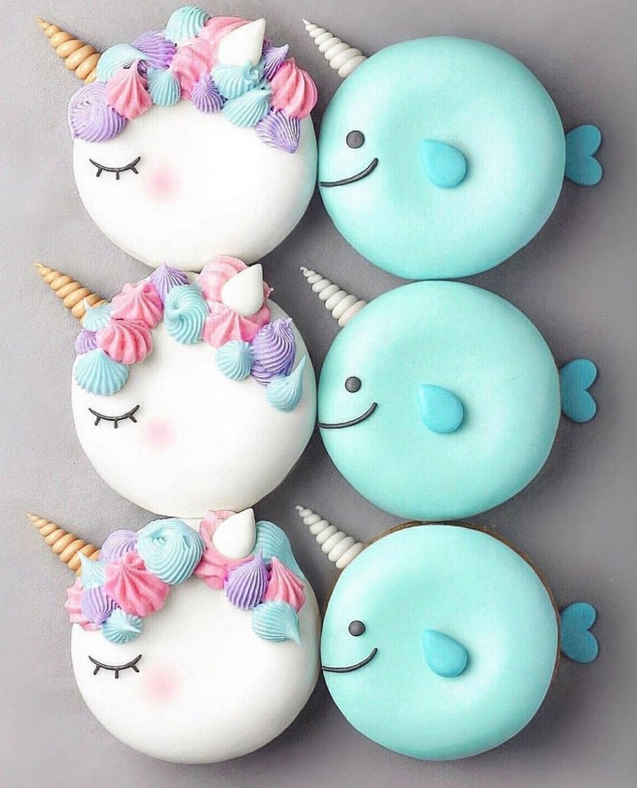 unicorn donuts!!!