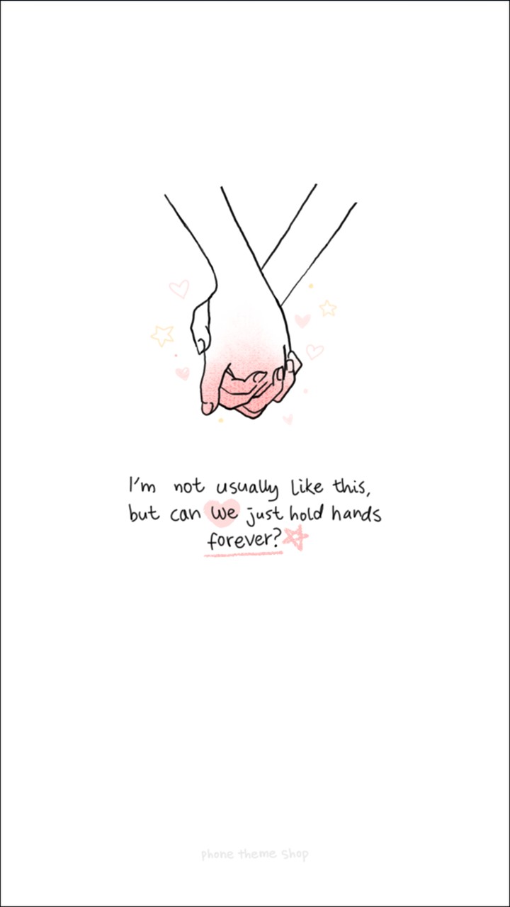 Just hold hands
