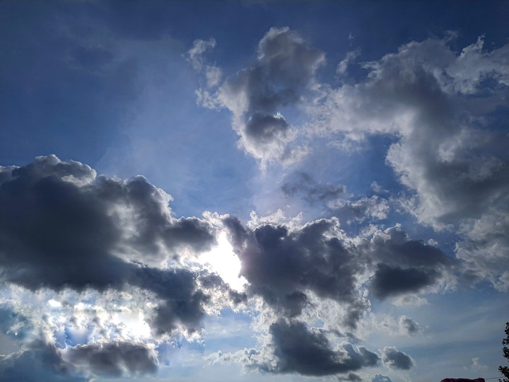 The sky is boundless even with the dark clouds!