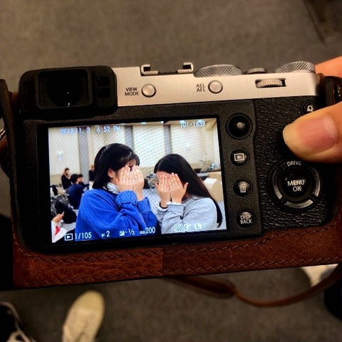 소녀, 촬영 배경화면
