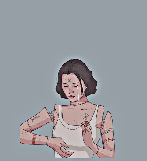 broken
