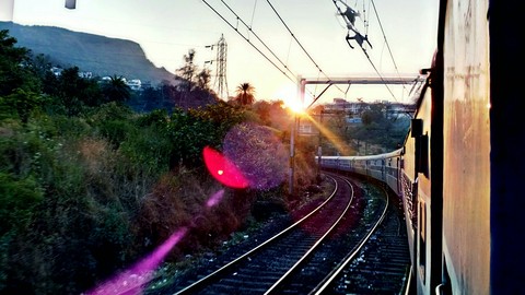Enjoying in train.. WITH PHOTOGRAPHY