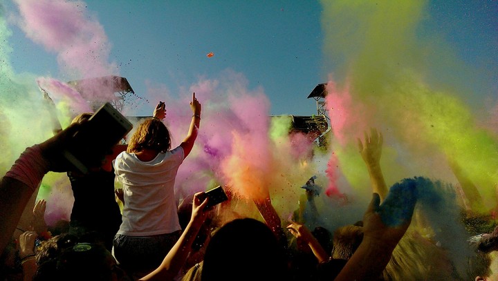 Holi colours festival