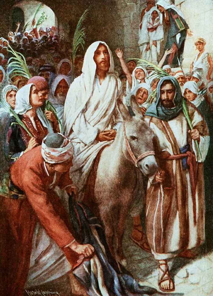 Jesus Entering Jerusalén