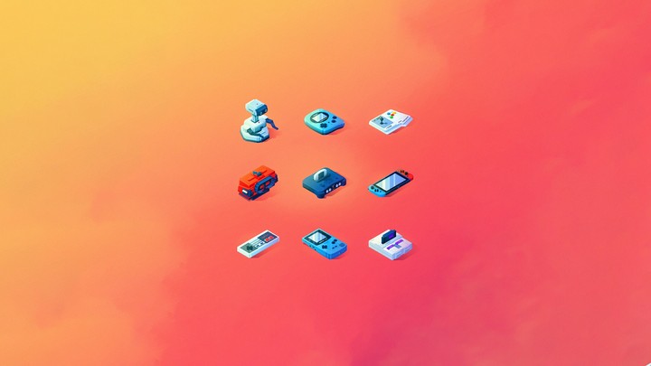 Nintendo Consoles Minimal Wallpaper