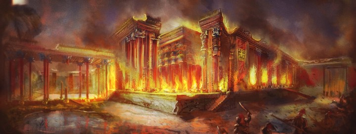 the burning of perspolis 