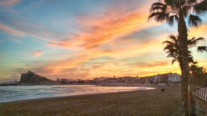 Maravillosa puesta de sol