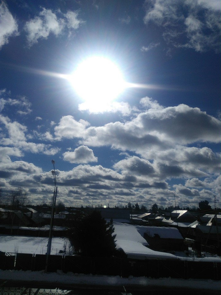 небо