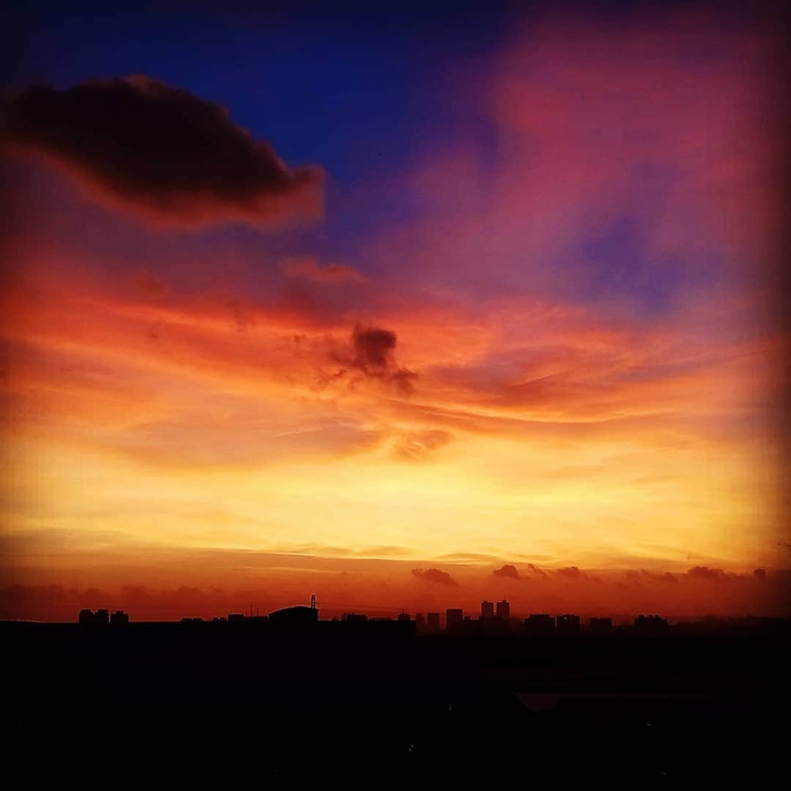 burning sky