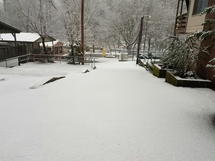 frozen village