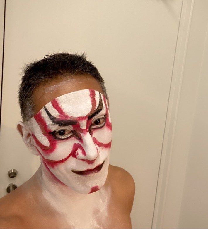 man behind the mask