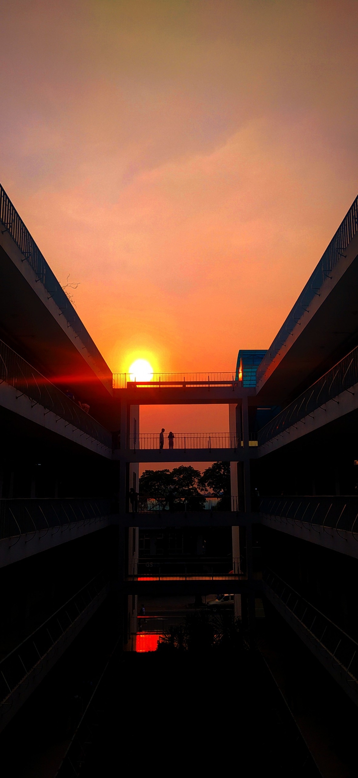 Couple in the dawn