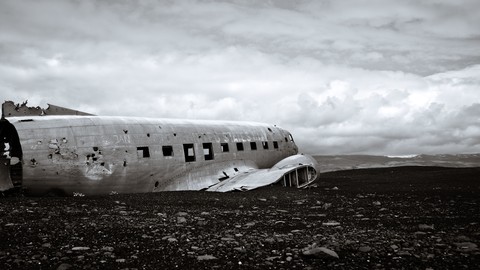 crashed plane...