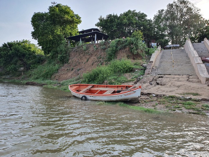 abandoned boat