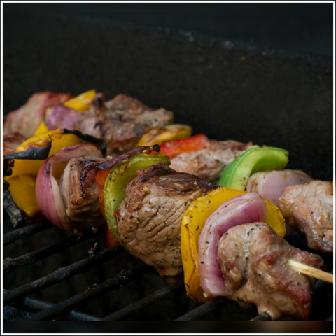 grilling, kebab桌布
