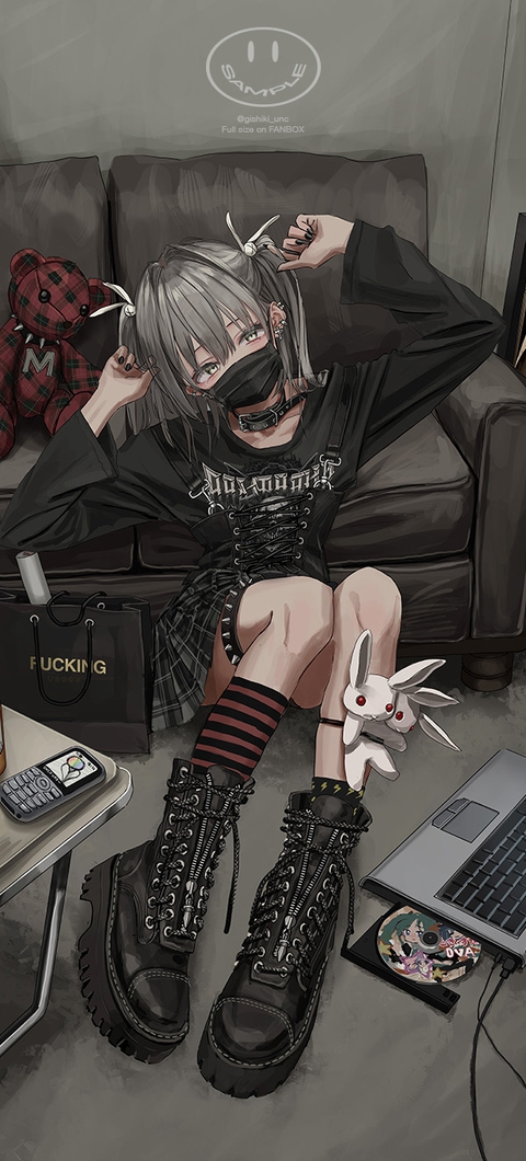 mask, punk achtergronden