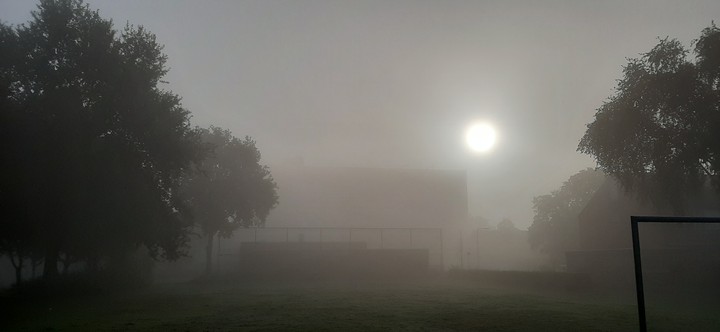misty weather becomes beautiful weather