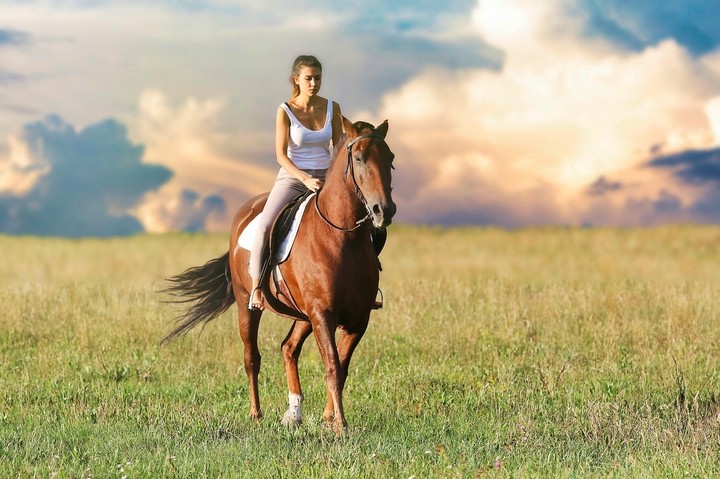 Women Riding Horse