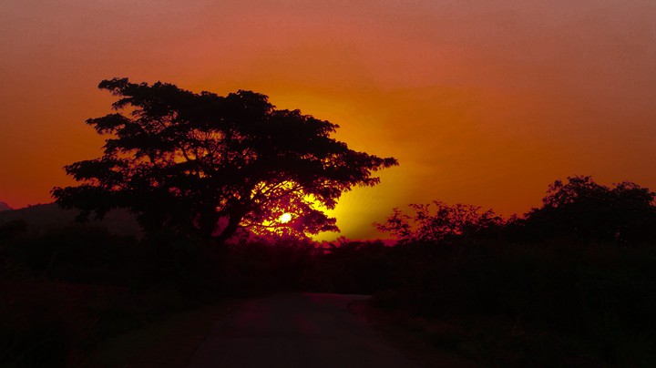 sun set