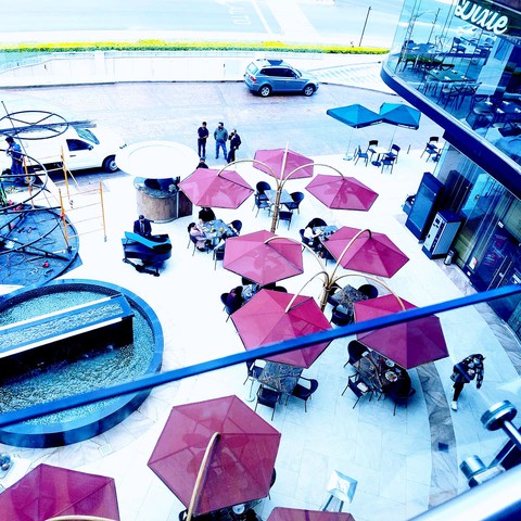 área de descanso Metropolitan Center Monterrey Nuevo León Mé