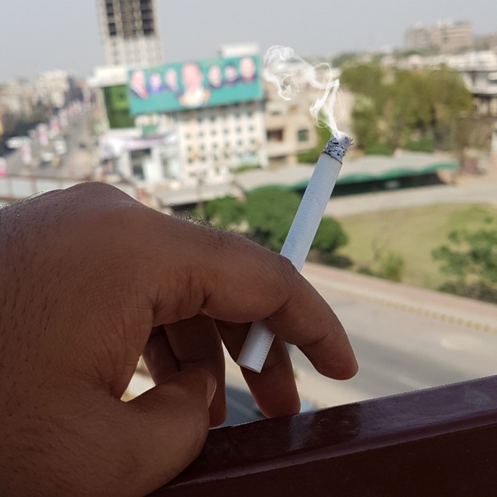 Cigarette by the city