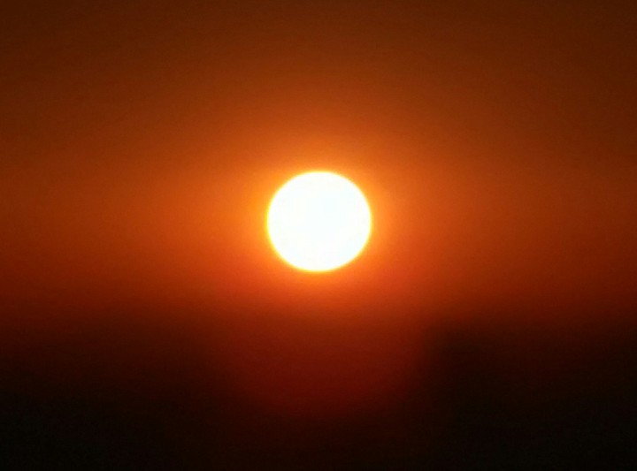 Weird sunset