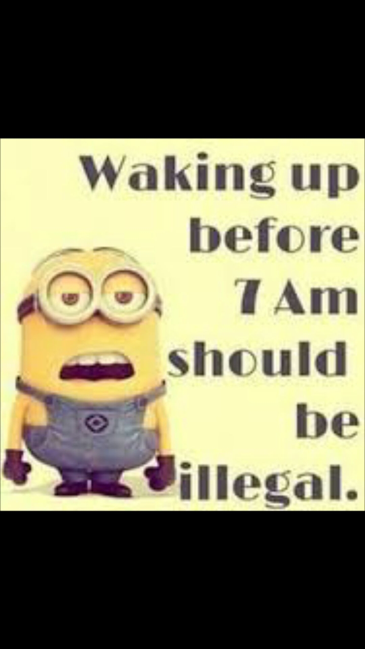 getting up early