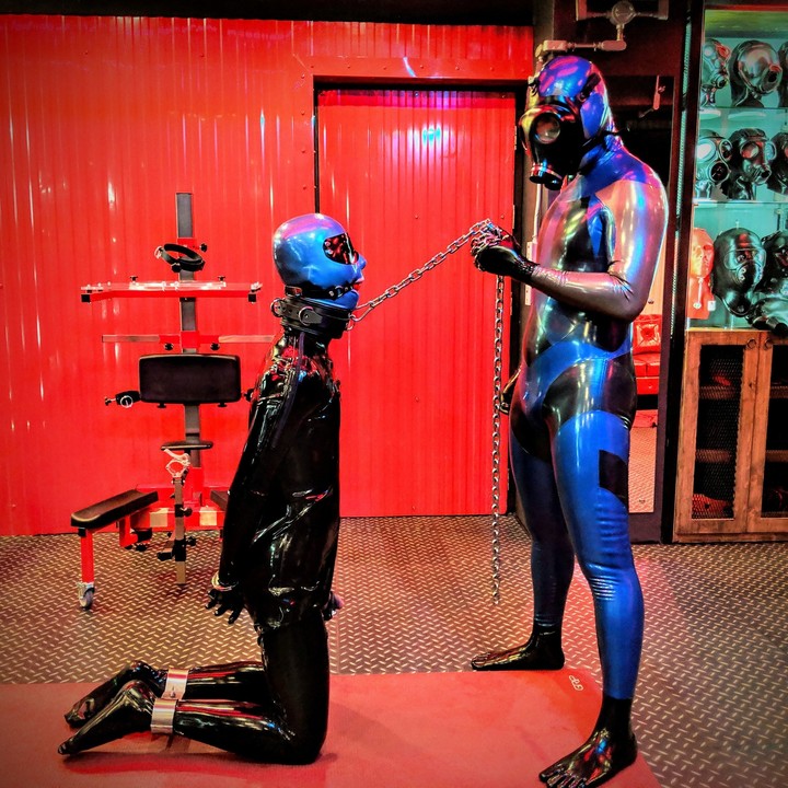 Rubber Slave and Master
