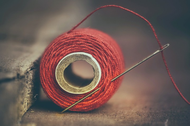 needle with thread