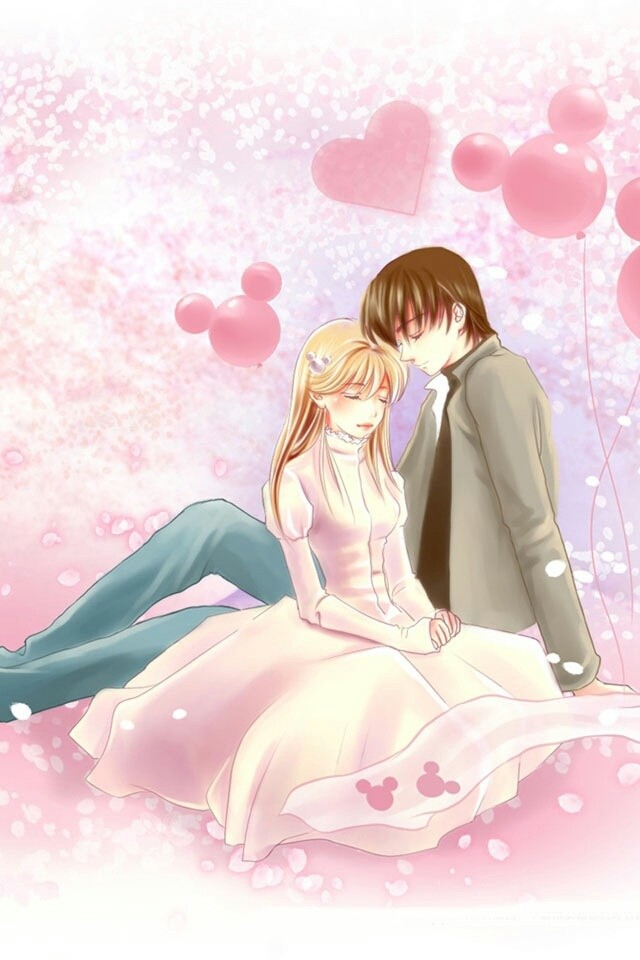 Romantic moment