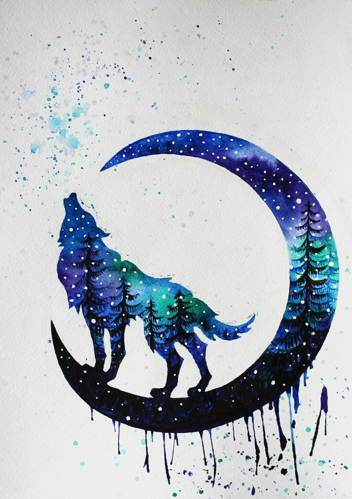 wolf art