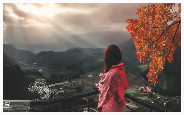 girl and nature